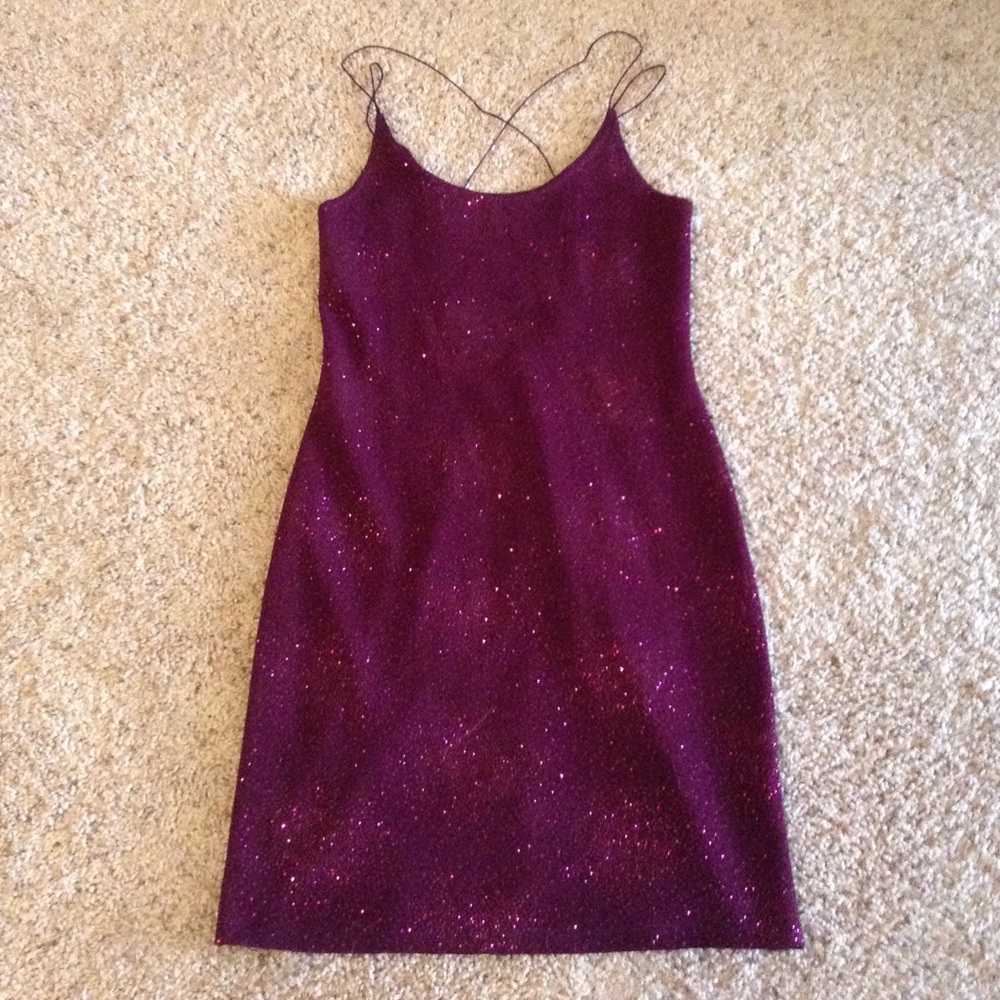 Sparkle Spaghetti Strap Dress
